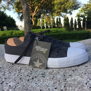 Giày Allstar Ck2 Nữ Xám Đậm Cổ Thấp