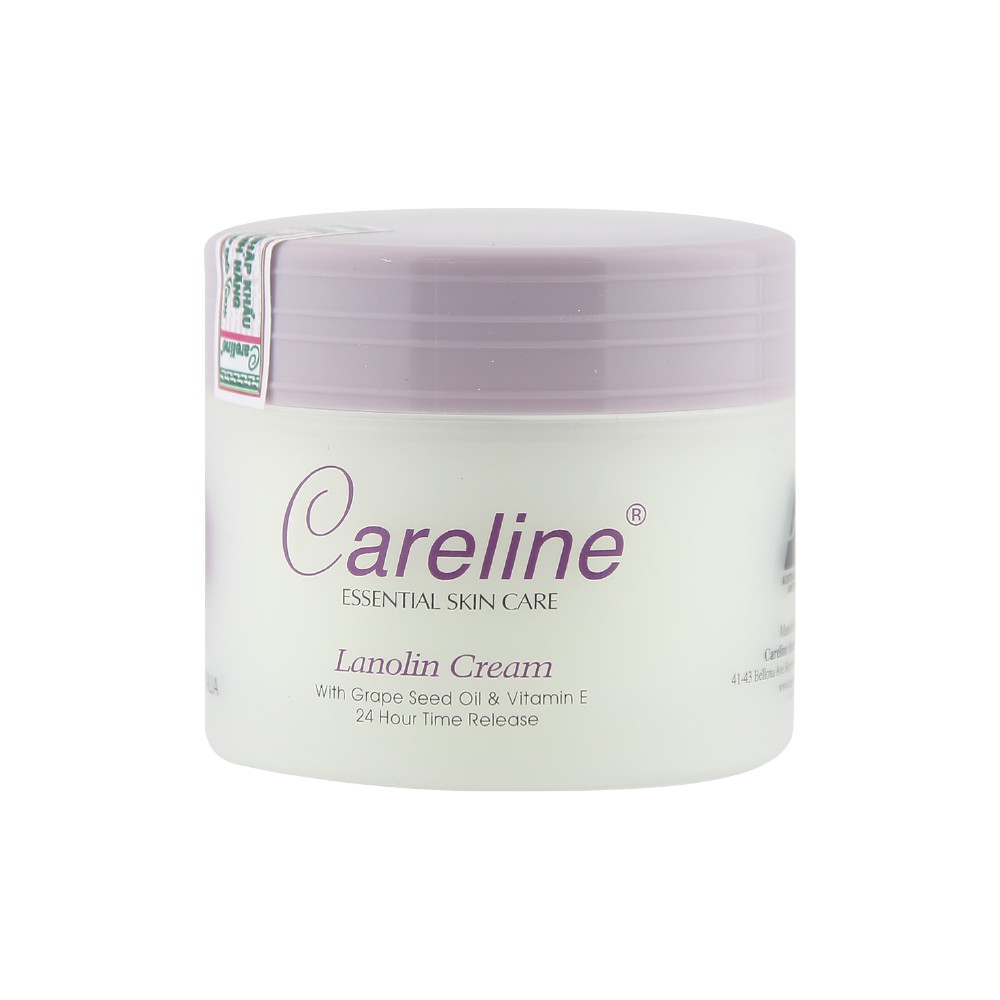 Kem Dưỡng Da Mỡ Cừu Careline Lanolin Cream Giúp Dưỡng Ẩm, Ngăn Ngừa Vết Nhăn 100ml