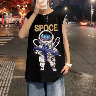 Áo Thun Thể Thao Sát Nách Dáng Rộng Phong Cách Hip-Hop Thời Trang Cá Tính Cho Nam