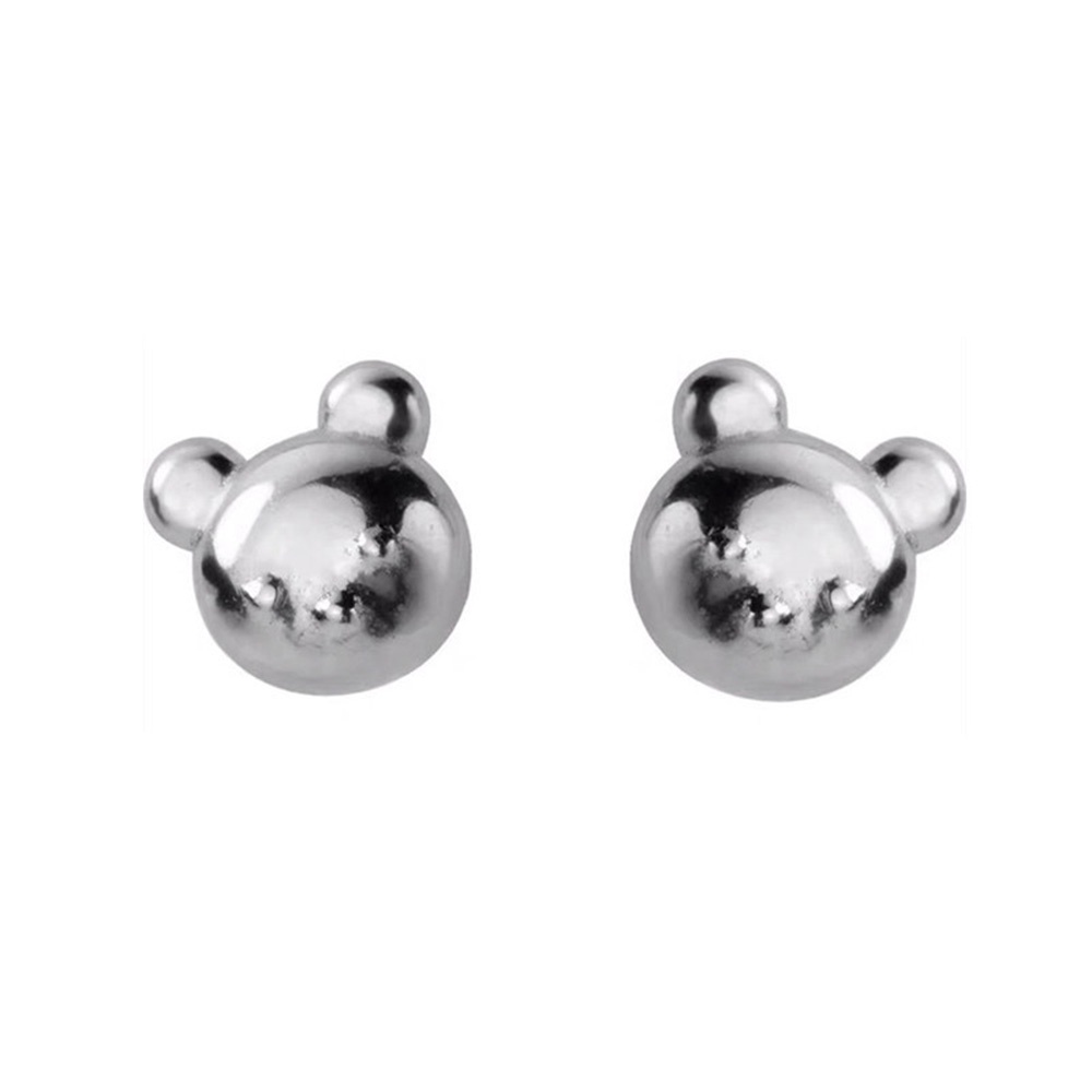 Khuyên Tai Hình Gấu Hoạt Hình Mini Đơn Giản Dễ Thương Cho Nữ