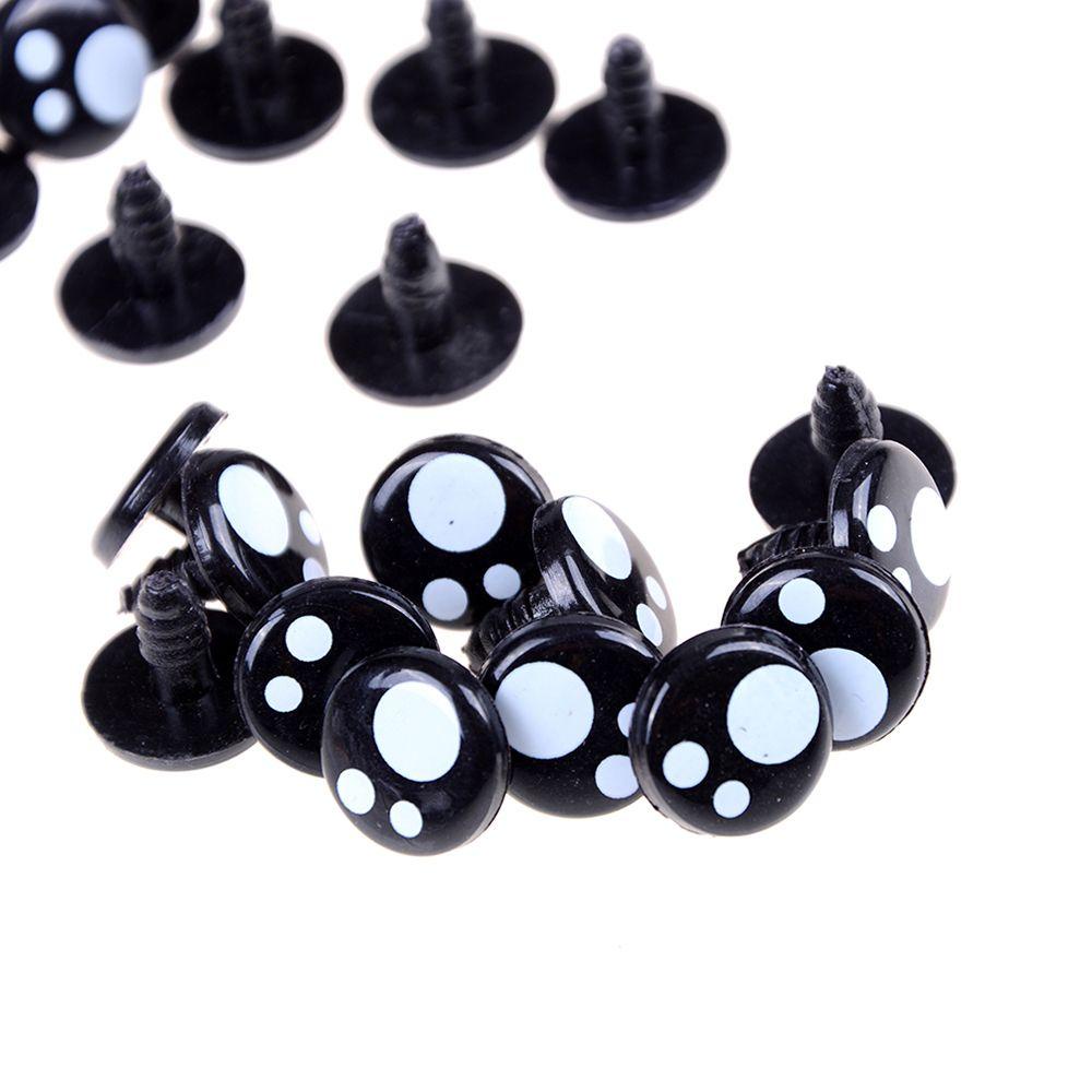 LUOL 100 Con Mắt Nhựa 8mm 12mm 14mm Cho Búp Bê