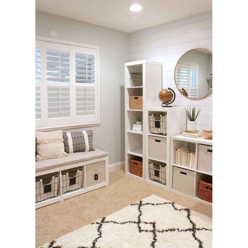 Kệ gỗ tổ ong, kệ ô vuông trang trí và để đồ tiện lợi 2 ô (60x30x30cm) - HOME DECOR