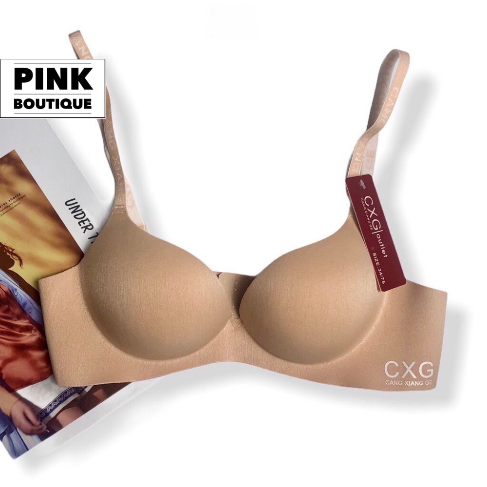 Áo Lót Đúc Su Nữ Không Gọng Đệm Bàn Tay Nâng Ngực CXG Cao Cấp PINKBOUTIQUE AN05