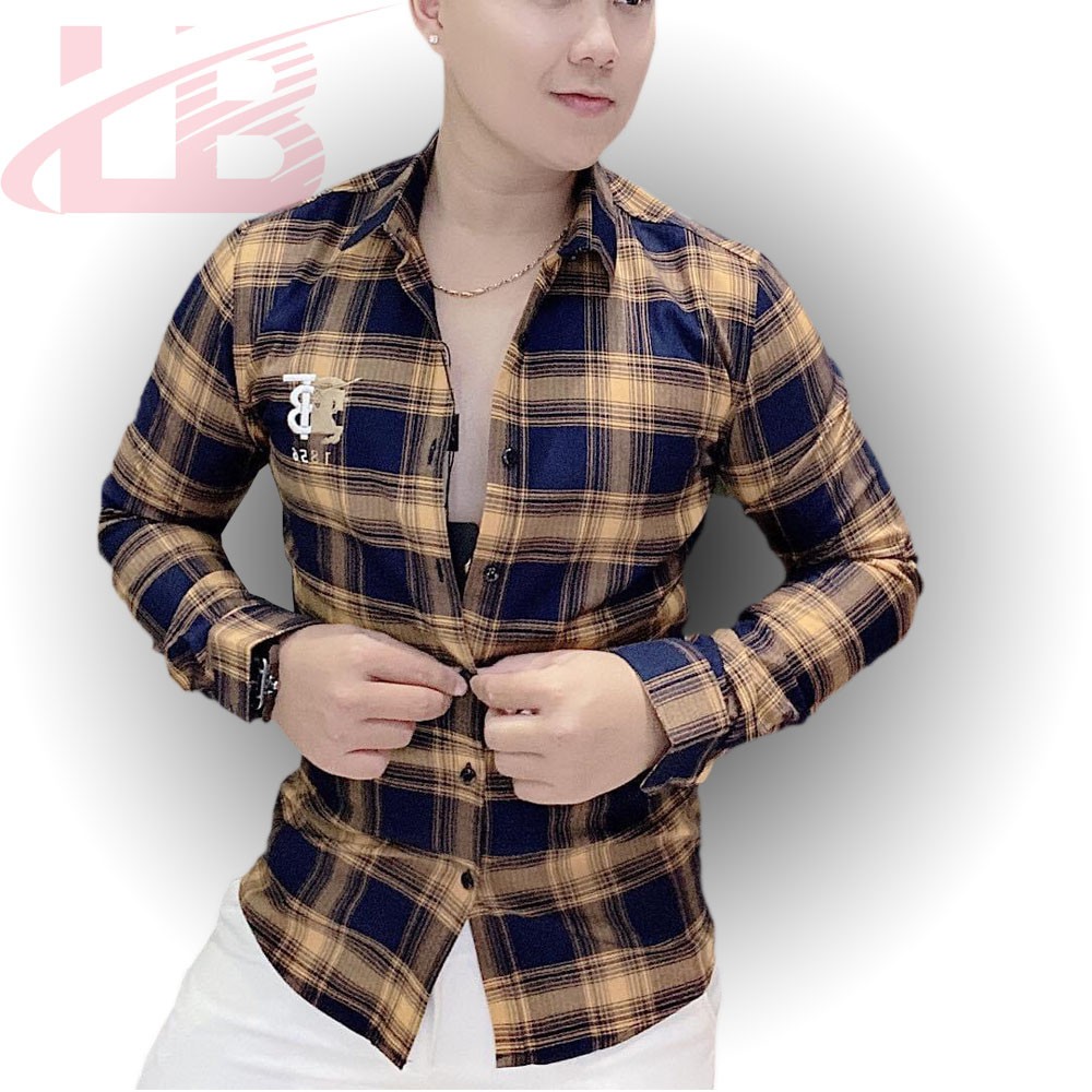 Áo sơ mi lụa dài tay nam LB021, vải dày, mát , đường may sắc sảo, áo sơ mi cao cấp LB1990 store | BigBuy360 - bigbuy360.vn