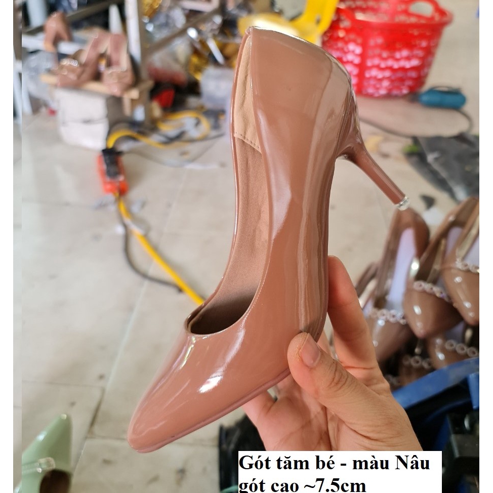 [Mã FASHIONHOTWS hoàn 15% tối đa 30k xu đơn 99k] Giày Cao Gót Nhọn Công Sở Cao 9 Phân + 7 Phân (G79) | BigBuy360 - bigbuy360.vn