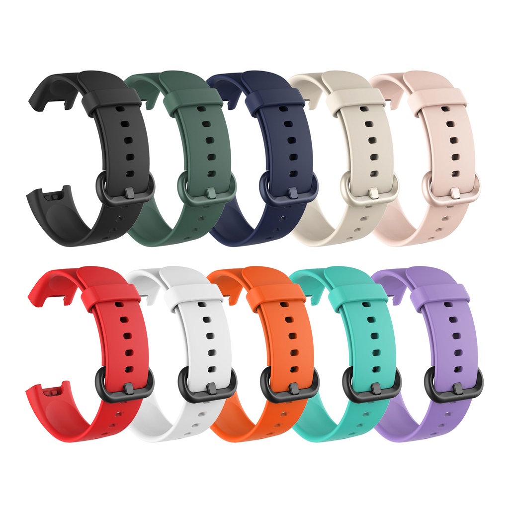 Dây Đeo Silicon Thay Thế Cho Xiaomi Mi Watch Lite Redmi Watch