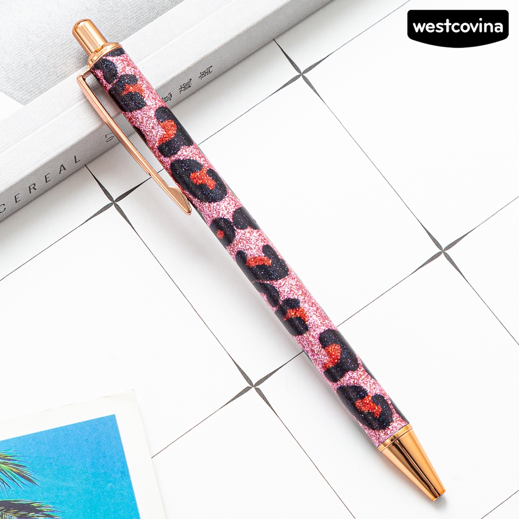 [Hot]✍Bút Bi 1.0mm Họa Tiết Da Báo