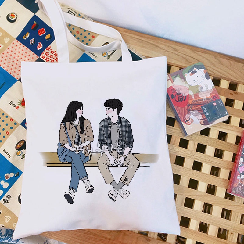 Túi Xách canvas k - Rama Thời Trang harajuku Mùa Hè Cho Học Sinh