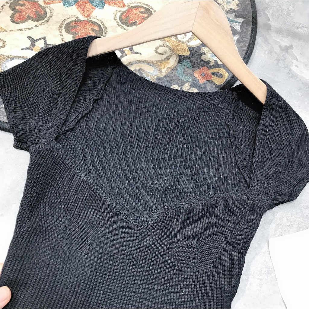 [Mã SKAMA06 giảm 8% tối đa 50K đơn 250K] Váy len ôm, khoét ngực điệu 572 ( kèm ảnh thật, video ) | BigBuy360 - bigbuy360.vn