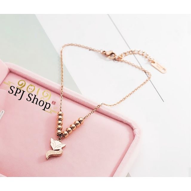 Lắc Chân Titan Cartier Cáo Hồ Ly Phun Cát Cách Điệu Bi | BigBuy360 - bigbuy360.vn