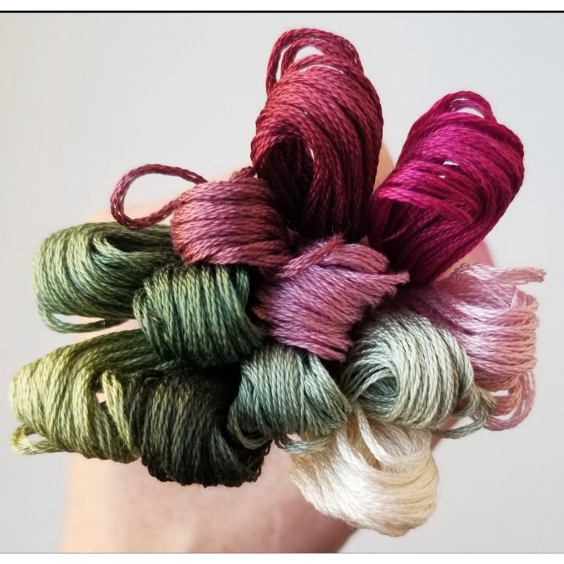🌿SET 12 TÉP CHỈ THÊU - Chỉ thêu COTTON  / B 11