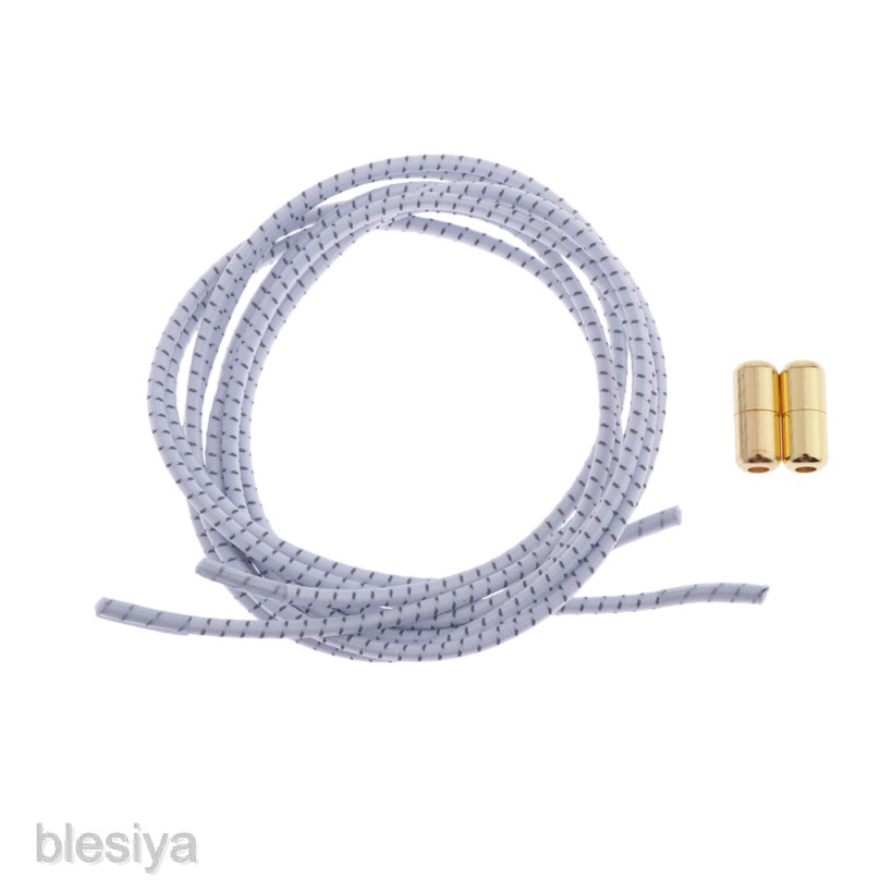 Dây Giày Thể Thao Phản Quang Không Cần Buộc Co Giãn [Blesiya]