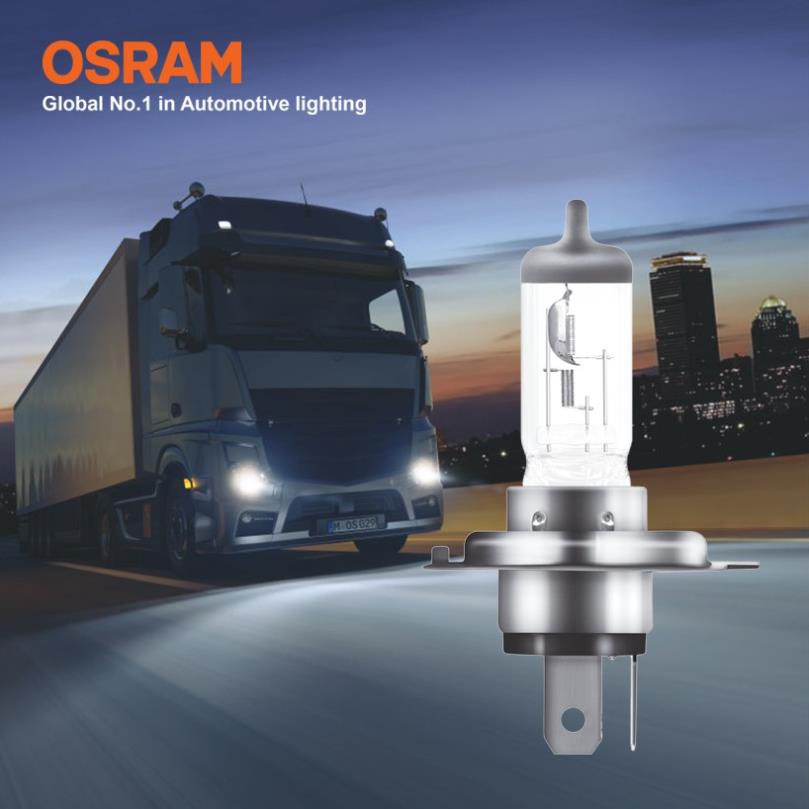 Bóng đèn halogen tăng sáng 100% OSRAM TRUCKSTAR PRO H4 24v 75/70w