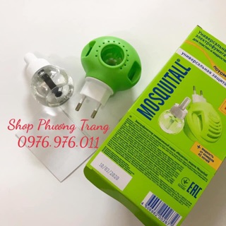 Máy đuổi muỗi MOSQUITALL của Nga kèm tinh dầu