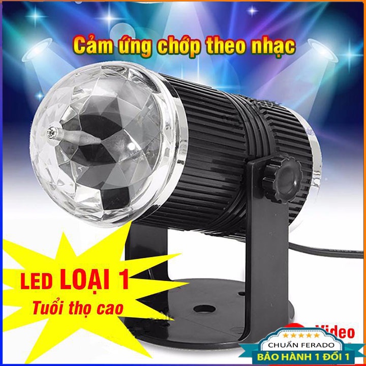 Đèn Led Mini Stage Light cảm ứng âm thanh