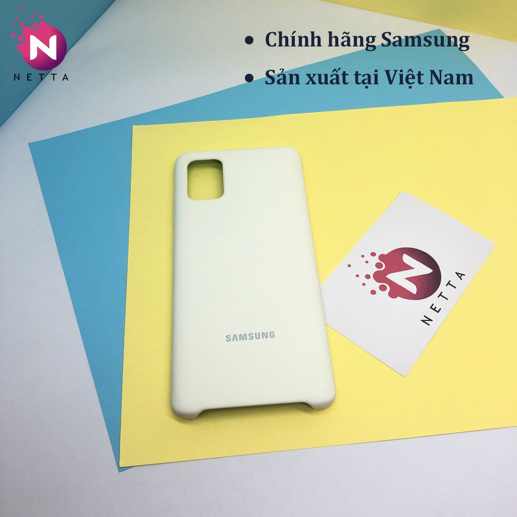 Ốp lưng Samsung Galaxy A51 chống bẩn DỄ LAU CHÙI, sản xuất tại Việt Nam.