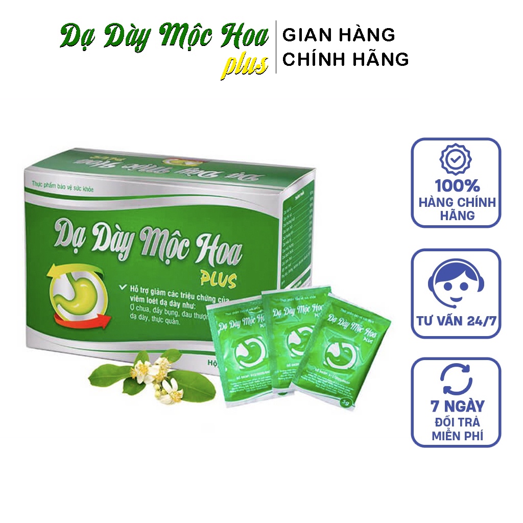 Dạ Dày Mộc Hoa Plus Giúp Giảm Trào Ngược, Loét Bao Tử, Sản Phẩm Của Mộc Tỳ Vị