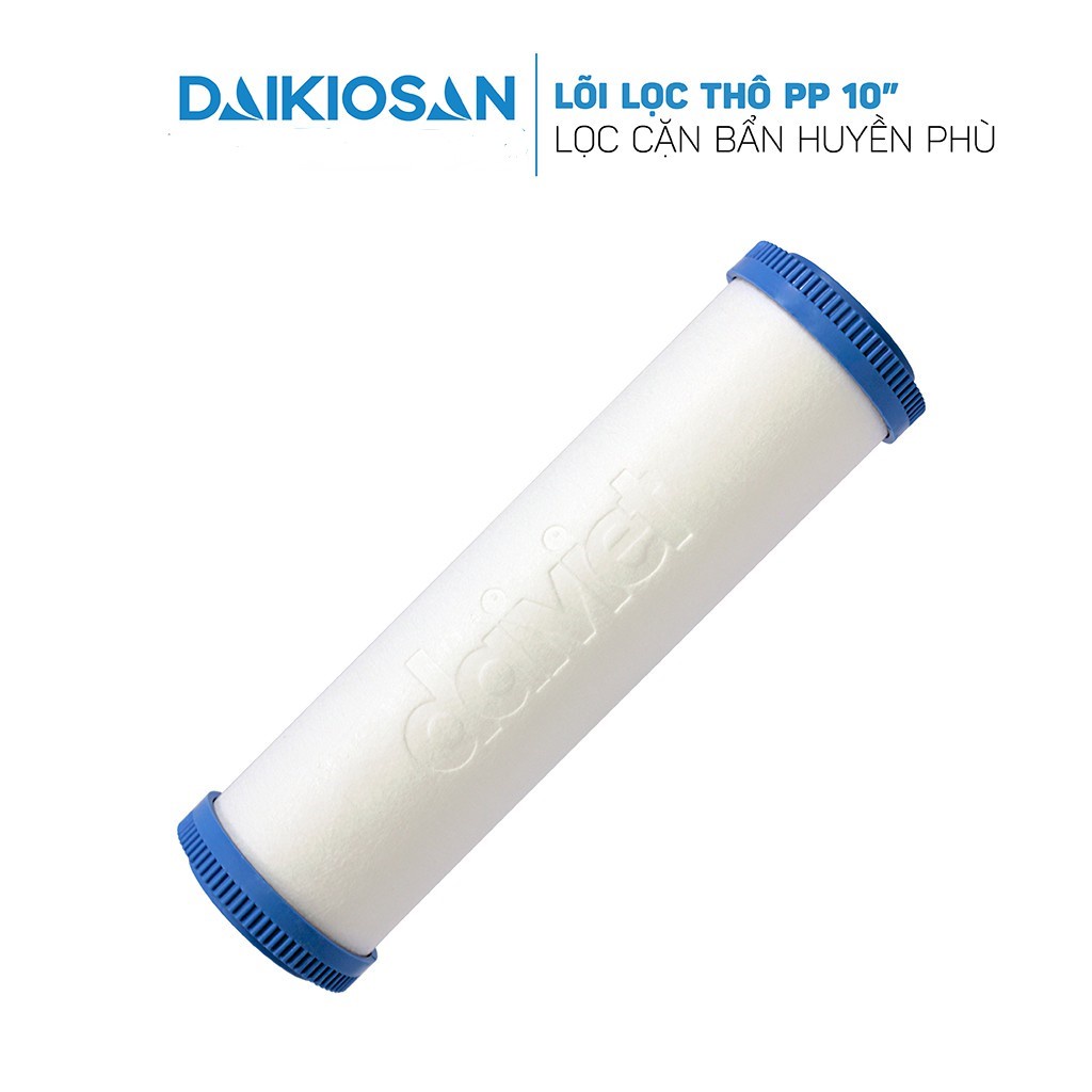 Combo Lõi Lọc Nước RO Đại Việt Số 1-2-3 PP 10" 5 micro - CTO Than Anthracite - OCB Than Gáo Dừa)