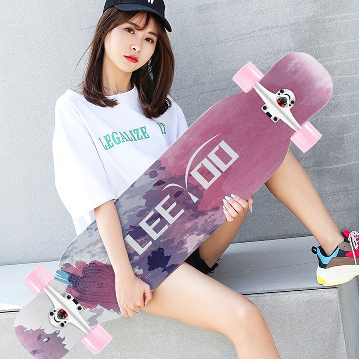 ván trượt dài longboard thể thao cho nữ (dài 107cm)