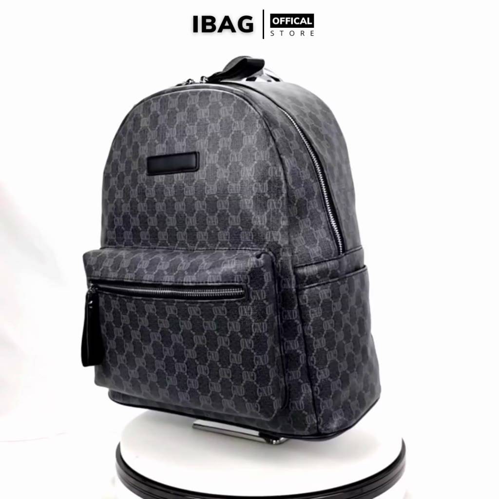Balo Da Đi Học IBAG Balô Da Thời Trang Nam Nữ Cặp Da Pu Cao Cấp Ba Lô Da Cặp Đi Học Ulzzang Balo Đựng Laptop 14 Inh | BigBuy360 - bigbuy360.vn