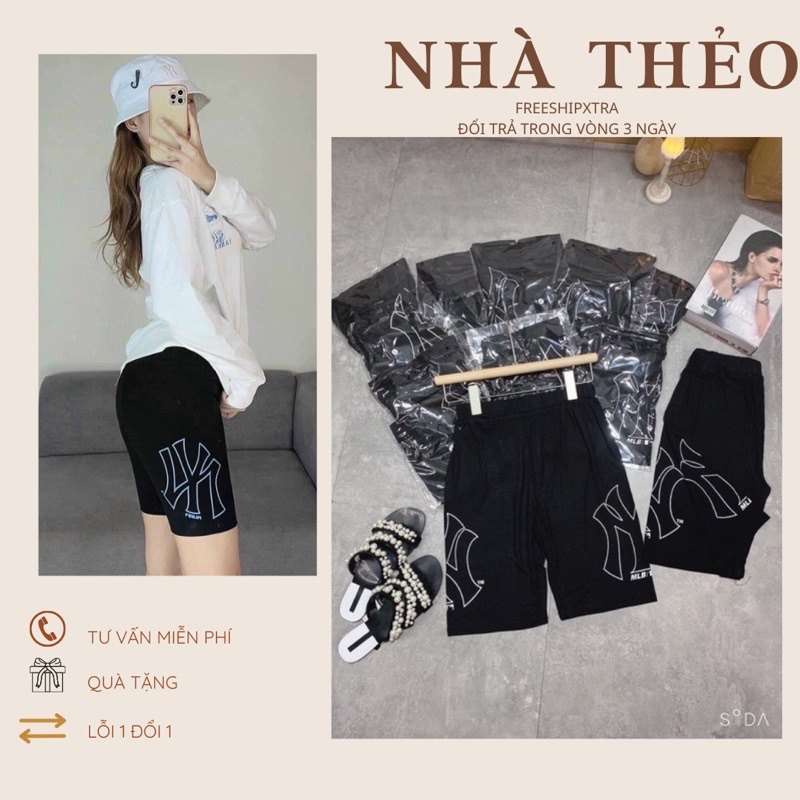 Quần legging nữ NY , chất cotton co dãn 4c tốt