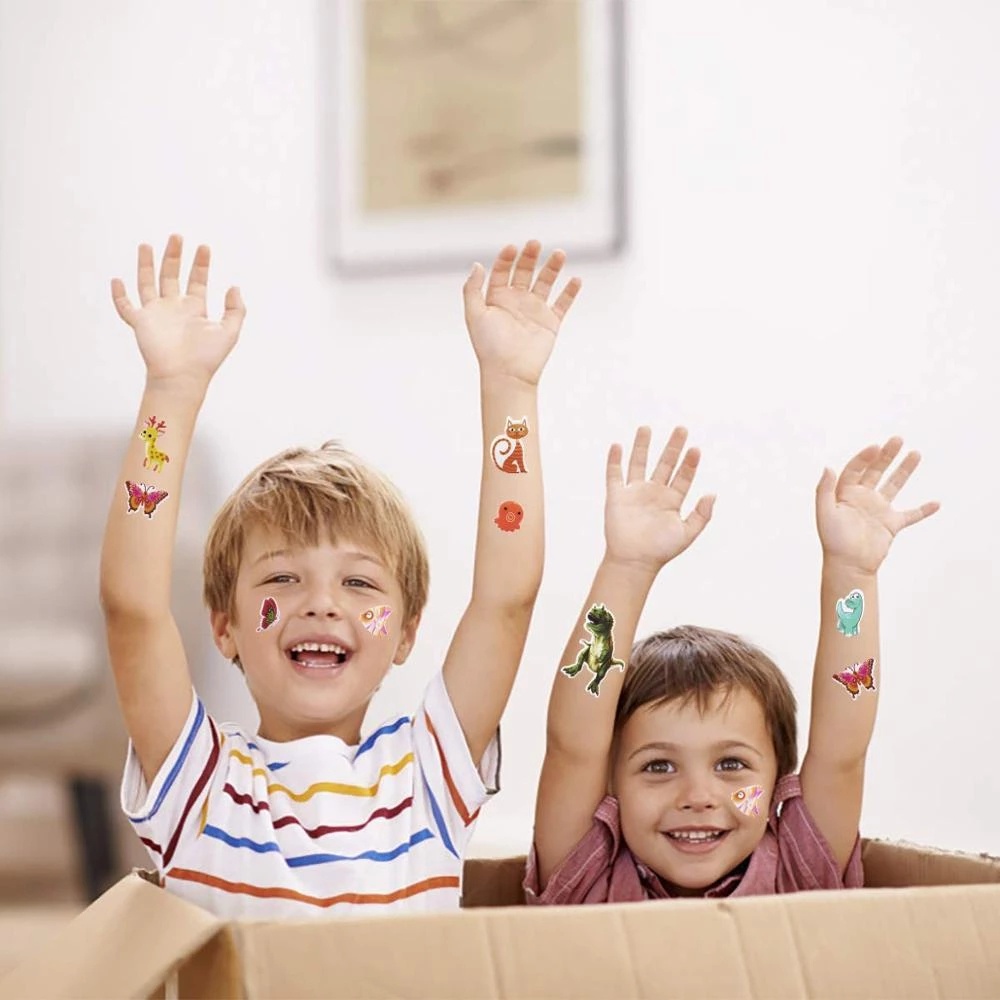 Nhãn dán họa tiết hoạt hình 3D nhiều kiểu độc đáo trang trí sổ tay cho bé