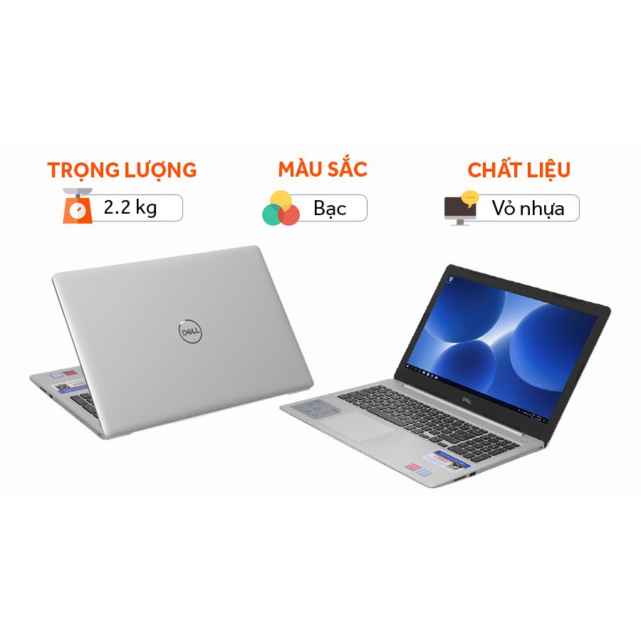 Laptop Dell Inspiron 5570 i5 8250U/4GB/1TB/2GB M530/Win10/(M5I5238W) | WebRaoVat - webraovat.net.vn