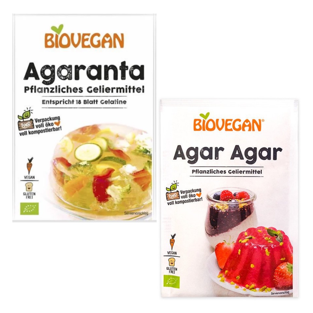 Bột Gelatine và bột rau câu hữu cơ Agar-Agar Biovegan