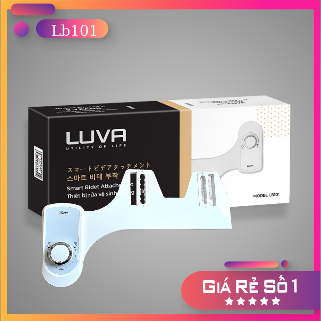 Vòi vệ sinh thông minh Luva Bidet LB101 - 1 đầu phun, bản nâng cấp mới nhất