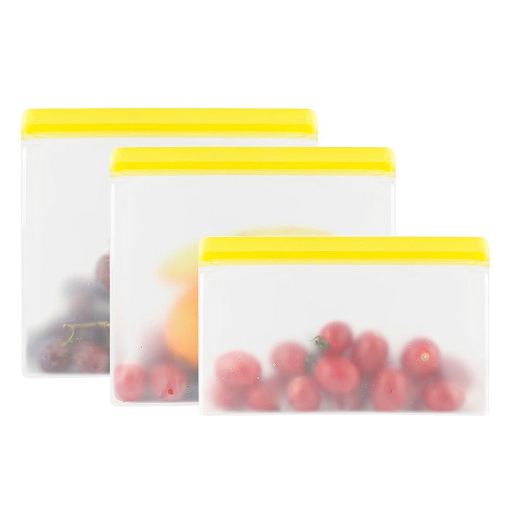 Hộp Đựng Thức Ăn Tươi Bằng Silicone Chống Rò Rỉ Có Thể Tái Sử Dụng