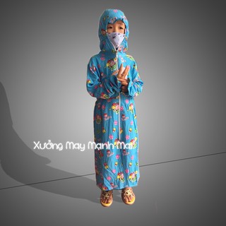 ⚡️ FREESHIP ⚡️ Áo chống nắng toàn thân 2 lớp vải lanh đẹp cho bé [MS919]