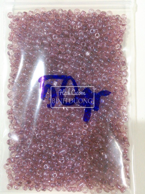 2000 hạt tấm trong thuỷ 3mm trang trí đủ màu gói khoảng 50gr