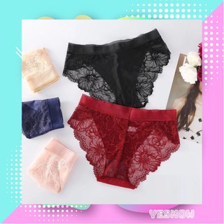 Quần lót nữ🍄[FREE SHIP]🍄Giảm 20k [QUAN LOT NU] Combo 10 quần chip nữ sexy pha ren chất đẹp mặc rất mát