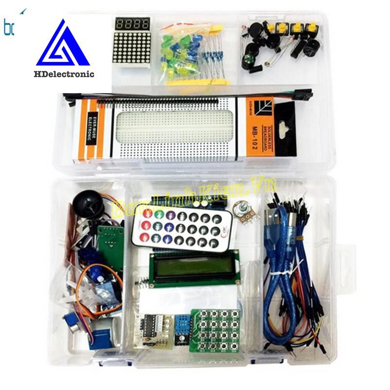 Bộ Kit Học Tập Arduino UNO R3 Cơ Bản zin