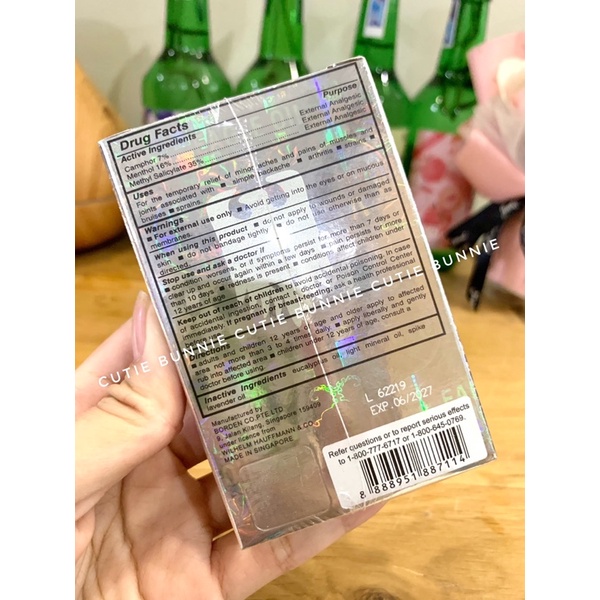 Dầu gió trắng Sing Lavender   date 2027 / Dầu gió Oải hương / Hàng nội địa Singapor