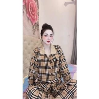Đồ bộ ngủ lụa hàng thiết kế cao cấp chuẩn fom dáng