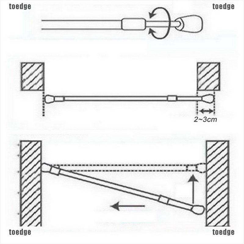 Gậy Treo Rèm Cửa Kéo Dài Điều Chỉnh Được