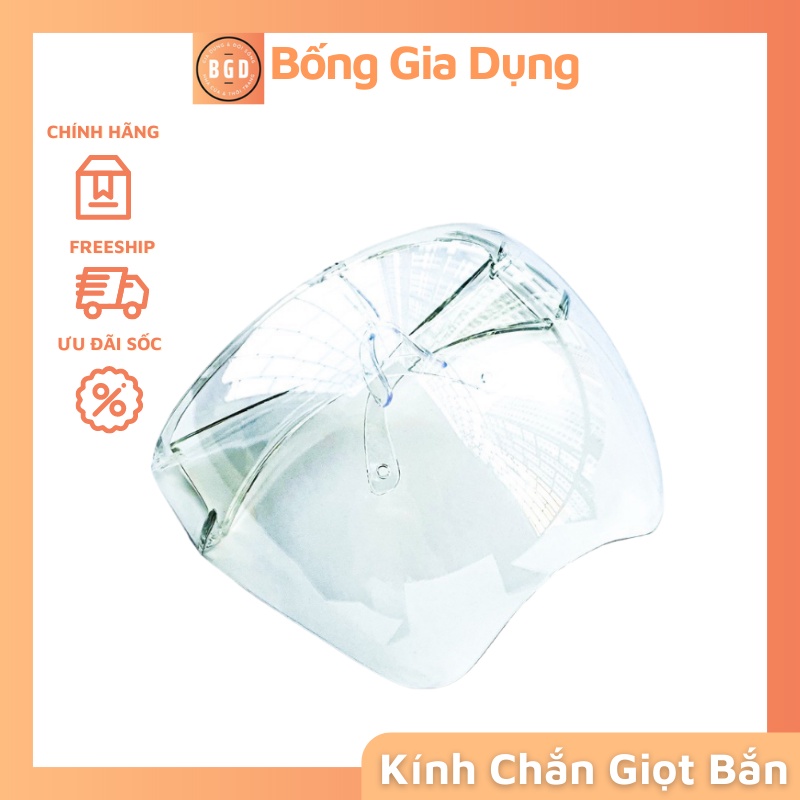 Combo 2 Kính Chống Giọt Bắn Phòng Dịch FACE SHIELD, Kính Chắn Giọt Bắn Cao Cấp Thời Trang