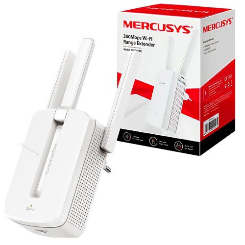 Bộ Mở Rộng Sóng (kích sóng) Wi-Fi Tốc Độ 300Mbps Mercusys MW300RE - Hàng chính hãng