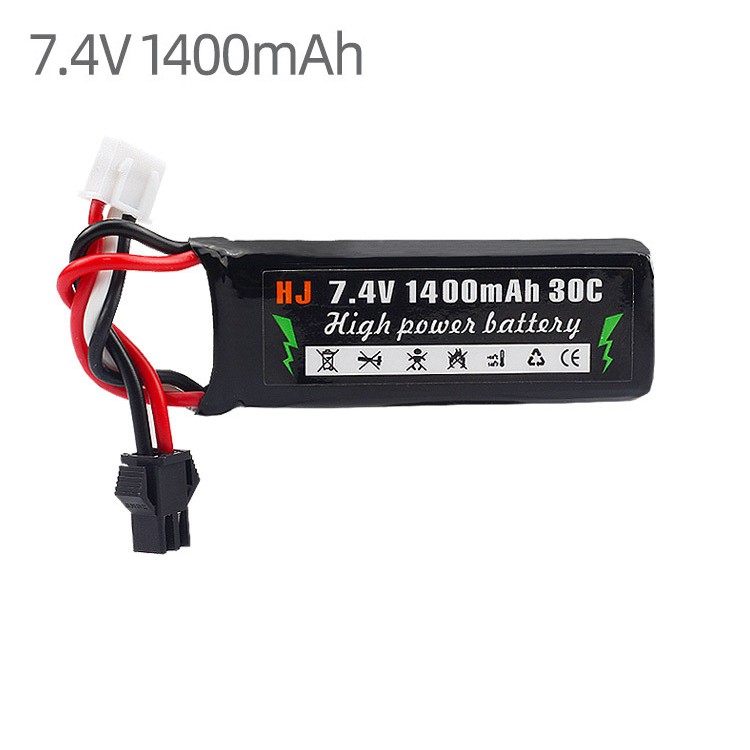 Pin xe điều khiển 7.4v 1400mah 30C mã 501855