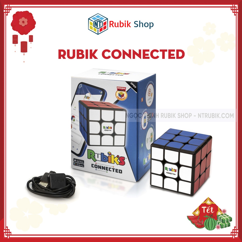 [Siêu Phẩm] Rubik's Connected Kết Nối với Điện Thoại qua Bluetooth (Có Nam Châm)