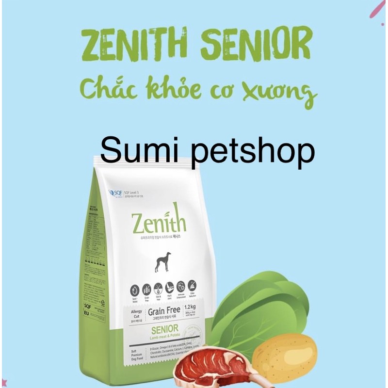 3kg ZENITH SENIOR thức ăn cho chó già nhập khẩu Hàn Quốc