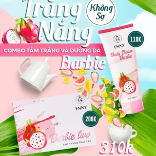 Combo 3 set trắng và 1 kem body Enny