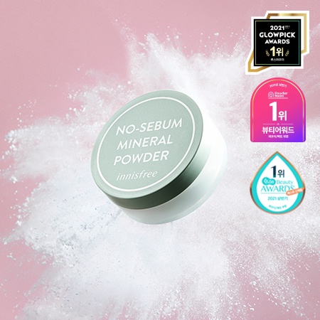 MẪU MỚI 2021_Phấn phủ kiềm dầu dạng bột Innisfree No Sebum Mineral Powder