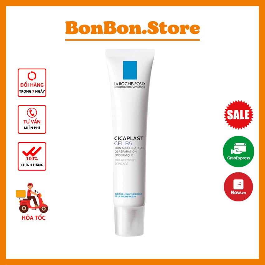 Gel dưỡng ẩm phục hồi Laroche-posay Cicafast B5 - Kem dưỡng ẩm B5 cấp ẩm, hỗ trợ tái tạo da