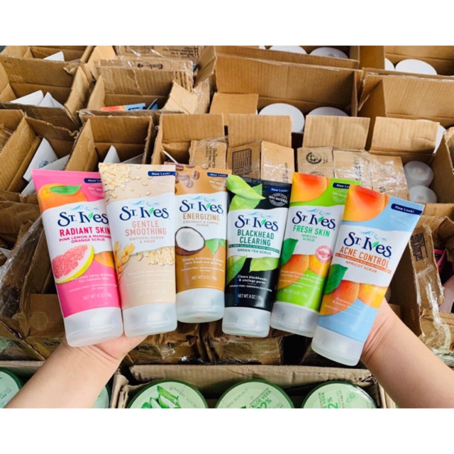 Sữa Rửa Mặt Tẩy Tế Bào Chết ST.IVES SCRUB 170g - 150g Mẫu mới | BigBuy360 - bigbuy360.vn