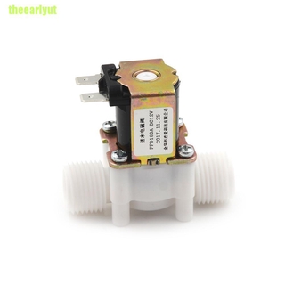 theearlyut 1/2″ N/C Electric Solenoid Valve 12V Magnetic Water Air Normally Closed