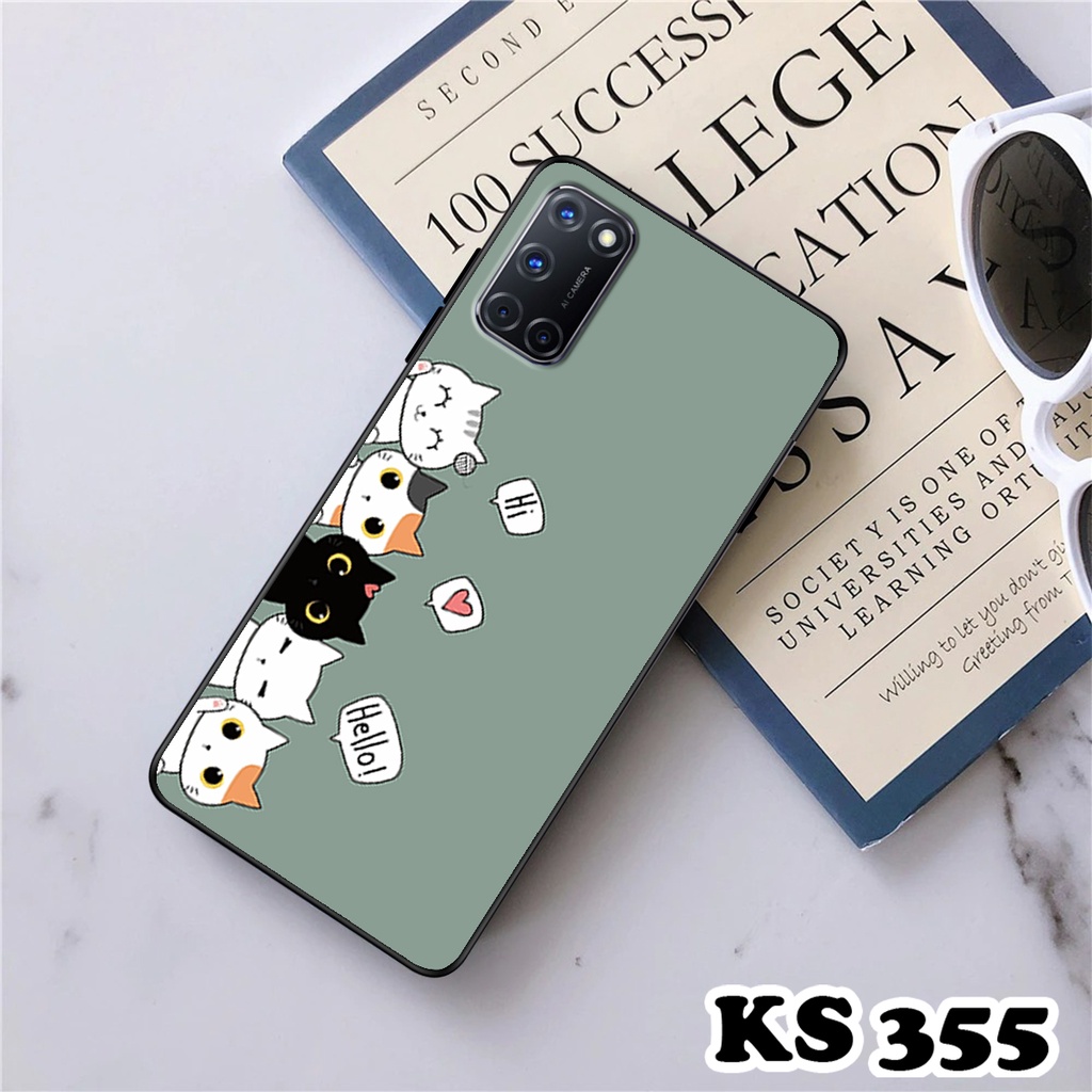 Ốp lưng Oppo A52 - Oppo A53 - Oppo A92 - Ốp in hình Cat&amp;Bear đáng yêu - Chất liệu TPU siêu bền