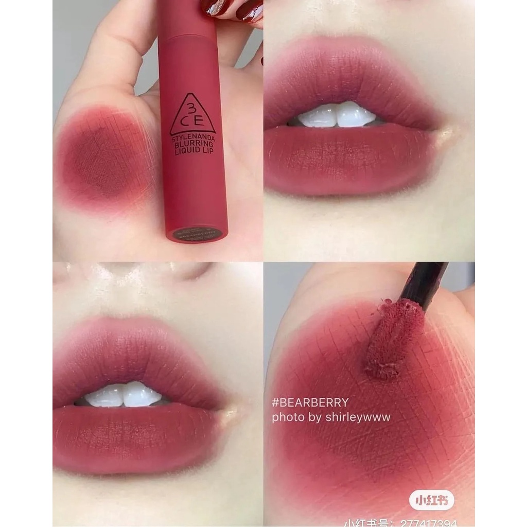 Son Kem Lì Mịn 3CE Blurring Liquid Lip 5.5g