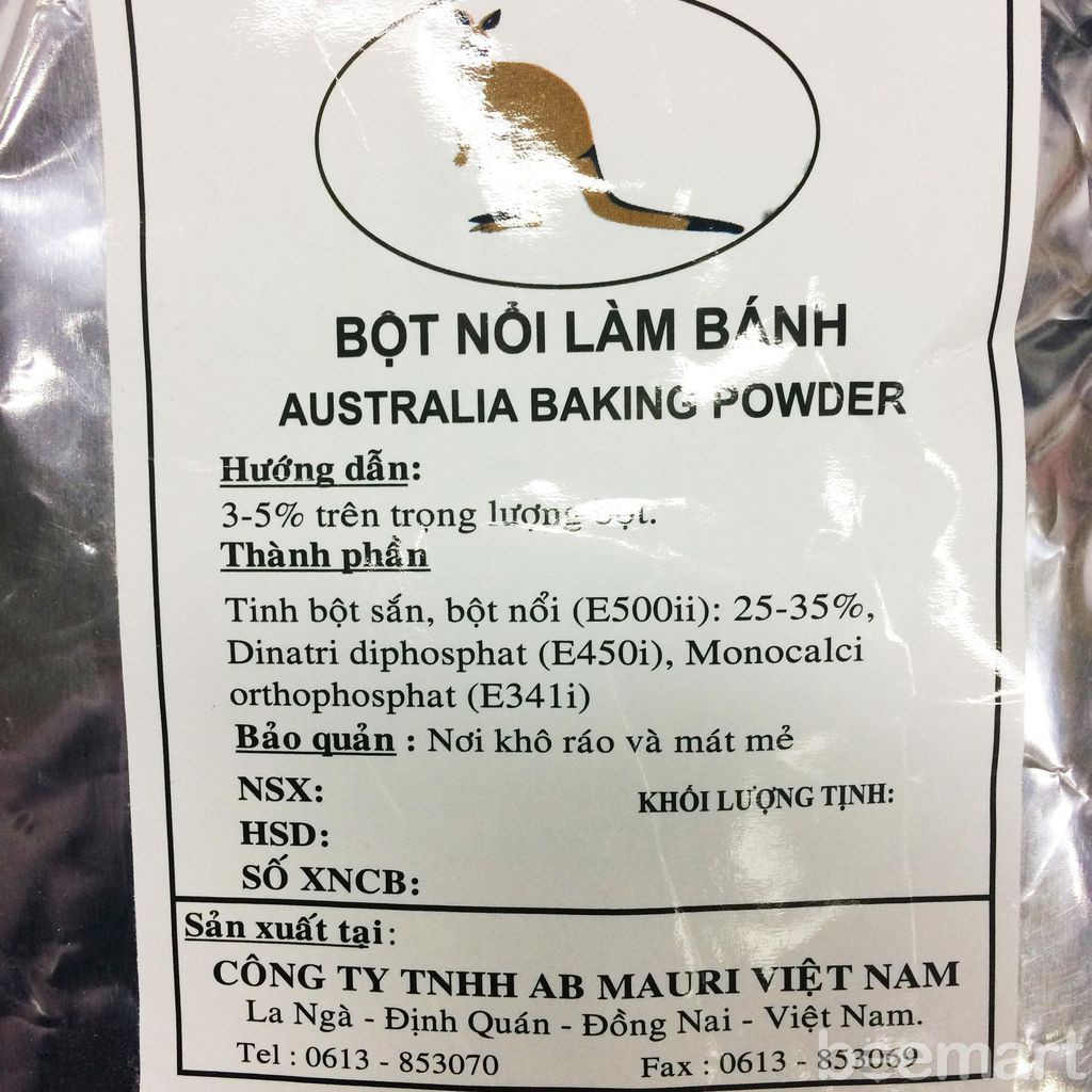 Bột nổi (baking powder) Australia 500g